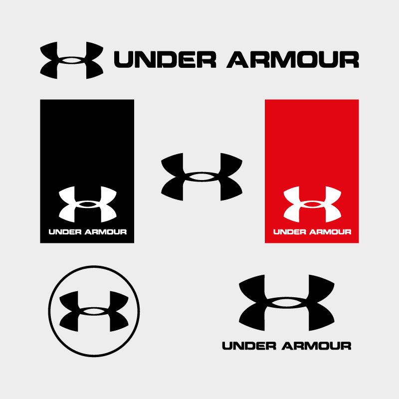 Under armour hot sale logo white png