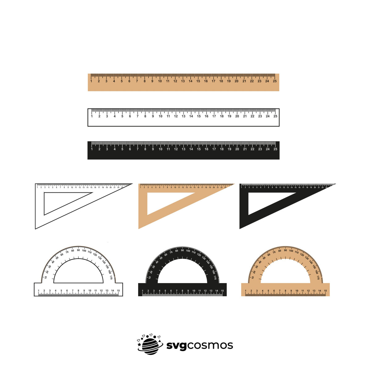 Free Ruler Design SVG