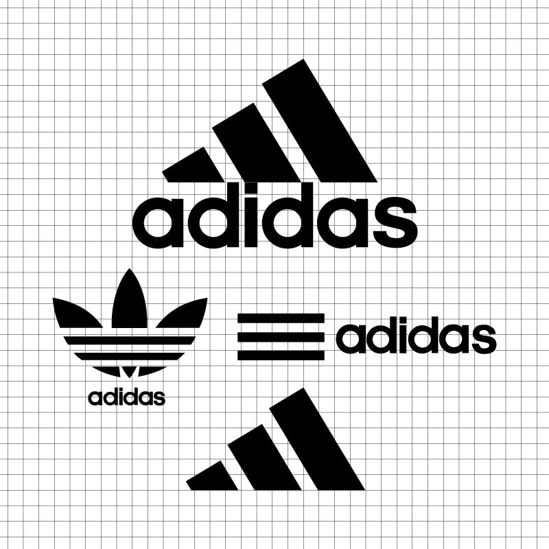 adidas logo in text