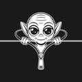 Alien behind a zipper svg, Alien shirt design, Alien Clipart, Alien Silhouette, Alien Cut File, Alien cricut, instant download - svgcosmos
