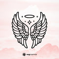 Angel Wings SVG, Angel Wings PNG, Angel Wings clipart, Angel Wings silhouette, Angel Wings vector, Angel Wings cricut, Angel Wings cut file, Angel Wings png, Angel Wings svg, Wings svg- svgcosmos
