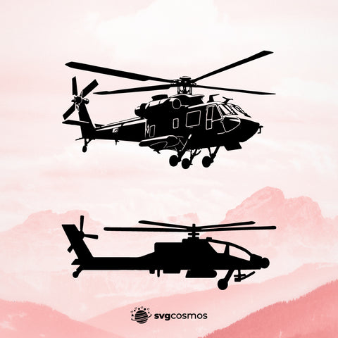 Helicopter svg, Helicopter png, Helicopter silhouette, Helicopter clipart, Helicopter vector, Helicopter cricut, Helicopter svg files for cricut, Helicopter cut file, Attack Helicopter svg, Cobra Helicopter svg -svgcosmos