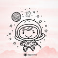 Baby Astronaut SVG, Baby Astronaut PNG, Baby Astronaut clipart, Baby Astronaut silhouette, Baby Astronaut vector, Baby Astronaut cricut, Baby Astronaut cut file, cute Astronaut png, cute Astronaut svg, space svg, planet svg- svgcosmos
