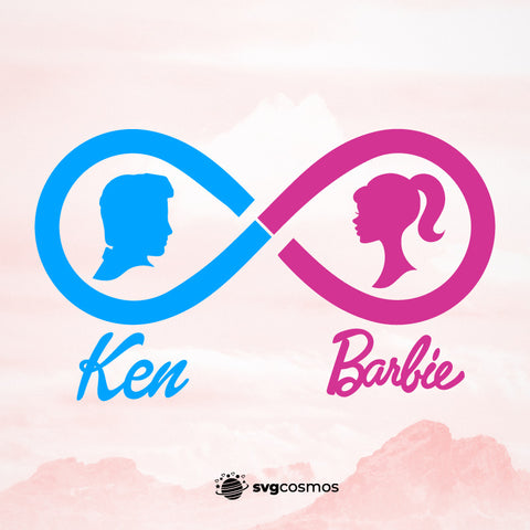 barbie svg, barbie cricut, barbie png, ken svg, ken cricut, ken png, barbie logo, ken logo, barbie ken logo - svgcosmos