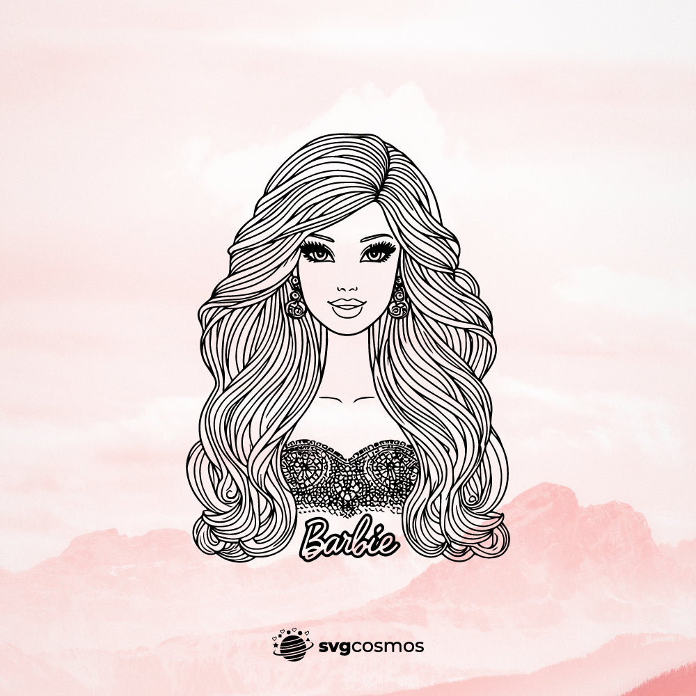 Barbie SVG, Barbie logo SVG, Barbie PNG, Barbie clipart, Barbie silhouette, Barbie vector, Barbie cricut, Barbie cut file, Barbie png, cute Barbie svg, Barbie svg- svgcosmos