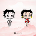 Betty Boop SVG, Betty Boop PNG, Betty Boop clipart, Betty Boop silhouette, Betty Boop vector, Betty Boop cricut, Betty Boop cut file - svgcosmos
