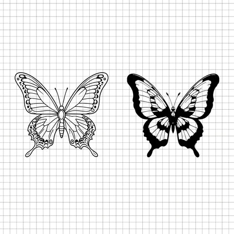 Butterfly SVG, Butterfly PNG, Butterfly clipart, Butterfly image, Butterfly vector, Butterfly cricut, Butterfly cut file - svgcosmos