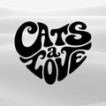 Love Cats SVG Clipart, Love Cat Silhouette Cut File, Cat Love Svg, I Love My Pet svg, cat svg - svgcosmos