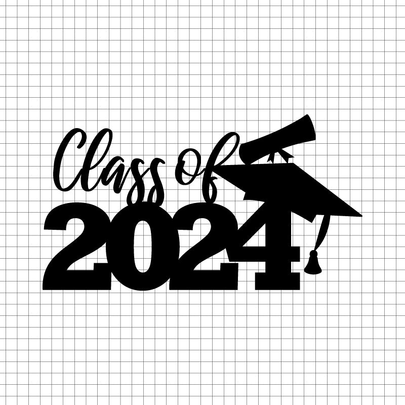 Class of 2024 svg vector cricut