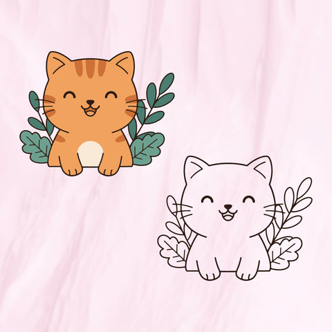 Cute baby cat svg, Cute cat svg, Baby cat svg,  Cat SVG, Cat PNG, Cat clipart, Cat image, Cat vector, Cat cricut, Cat cut file, Cat silhouette - svgcosmos