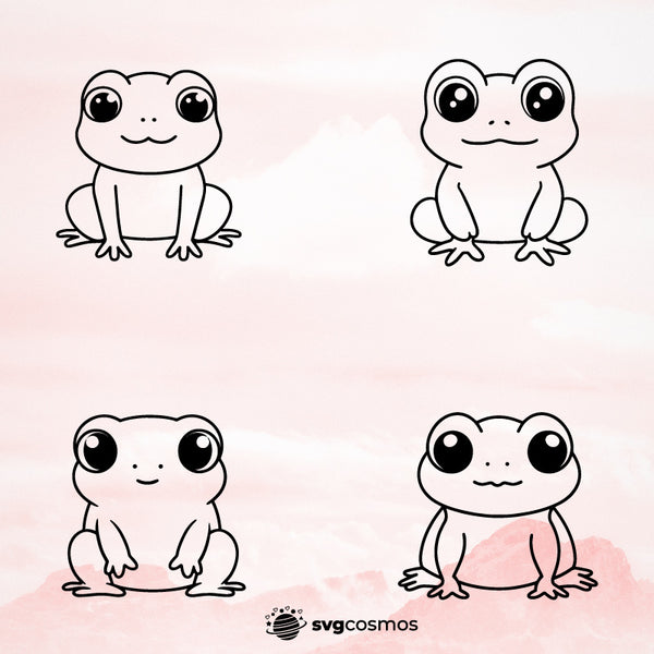 Baby Frog Cute Animal Gamer PNG & SVG Design For T-Shirts