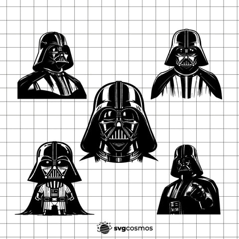 Darth Vader SVG, Darth Vader PNG, Darth Vader clipart, Darth Vader silhouette, Darth Vader vector, Darth Vader cricut, Darth Vader cut file, Star Wars png, star wars svg, star wars cricut- svgcosmos