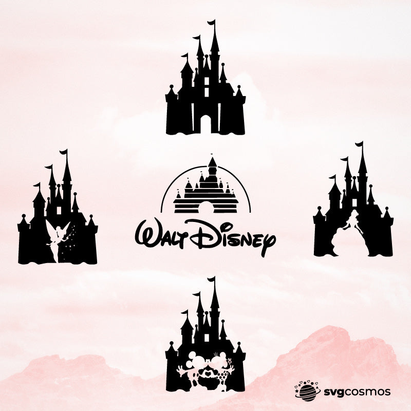 Disney castle SVG, Disney castle PNG, Disney castle clipart, Disney castle Logo, Disney castle logo vector, Disney castle cricut, Disney castle logo cut file - svgcosmos