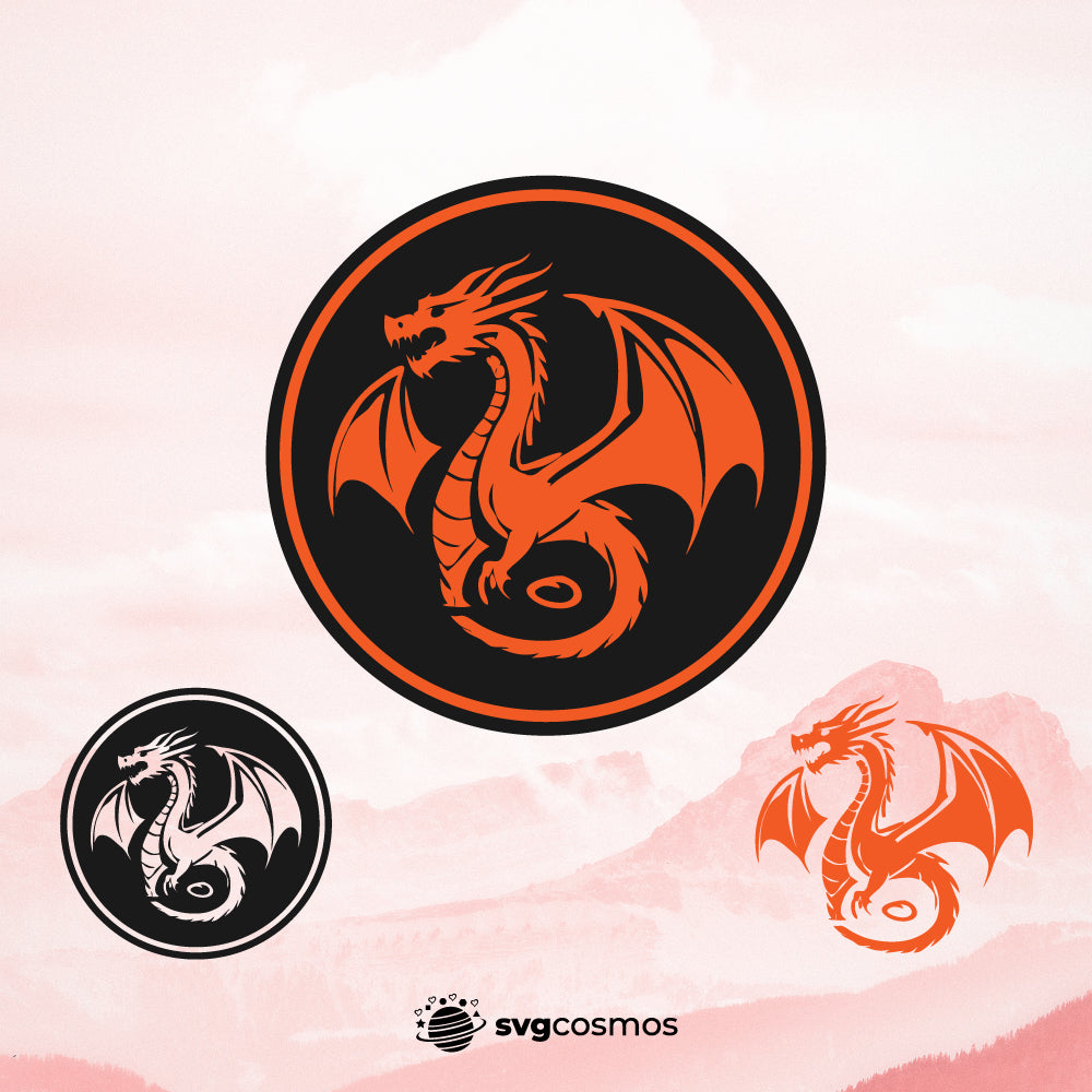 Dragon svg, Dragon png, Dragon silhouette, Dragon clipart, Dragon vector, Dragon cricut, Dragon svg files for cricut, Dragon cut file, Chinese Dragon svg, Chinese Dragon cricut, eps, dxf, png, Instant Download - svgcosmos