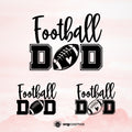 Football Dad svg, Football Dad png, Football Dad shirt, Football Dad clipart, Football Dad vector, Football Dad cricut, Football Dad svg files for cricut, Football Dad cut file, eps, dxf, png, Instant Download - svgcosmos