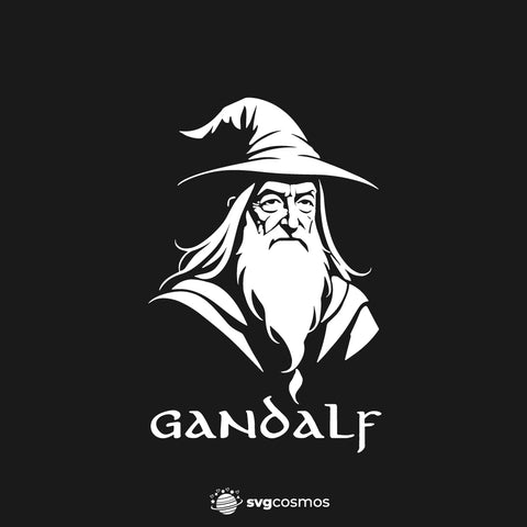 Gandalf svg, Gandalf png, Gandalf shirt, Gandalf clipart, Gandalf vector, The Lord of The Rings cricut, Gandalf cricut, Gandalf svg files for cricut, Gandalf cut file, eps, dxf, png, The Lord of The Rings svg,&nbsp; Instant Download - svgcosmos