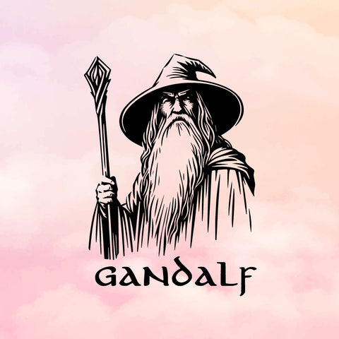 Gandalf svg, Gandalf png, Gandalf shirt, Gandalf clipart, Gandalf vector, The Lord of The Rings cricut, Gandalf cricut, Gandalf svg files for cricut, Gandalf cut file, eps, dxf, png, The Lord of The Rings svg,&nbsp; Instant Download - svgcosmos