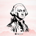 George Washington svg, George Washington png, George Washington shirt, George Washington silhouette, George Washington clipart, George Washington vector, President silhouette, George Washington cricut - svgcosmos