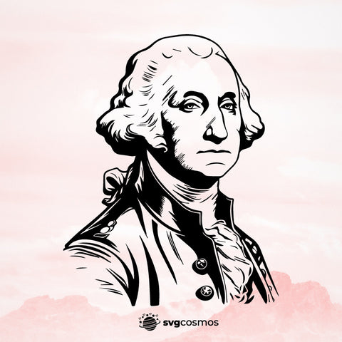 George Washington svg, George Washington png, George Washington shirt, George Washington silhouette, George Washington clipart, George Washington vector, President silhouette, George Washington cricut - svgcosmos