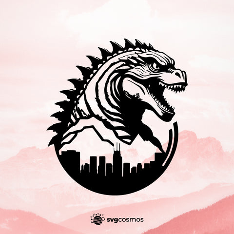 Godzilla svg, Godzilla png, Godzilla silhouette, Godzilla clipart, Godzilla vector, Godzilla cricut, Godzilla svg files for cricut, Godzilla cut file, Godzilla logo, Godzilla shirt svgcosmos