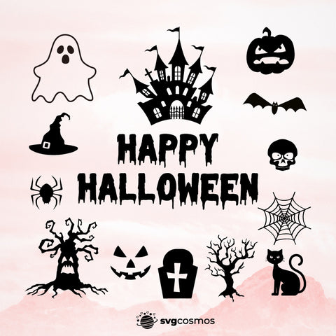 Halloween bundle svg, Halloween png, Halloween shirt, Halloween clipart, Halloween vector, Halloween cricut, Happy Halloween svg, Halloween svg, Pumpkin cut file, eps, dxf, png, Instant Download - svgcosmos