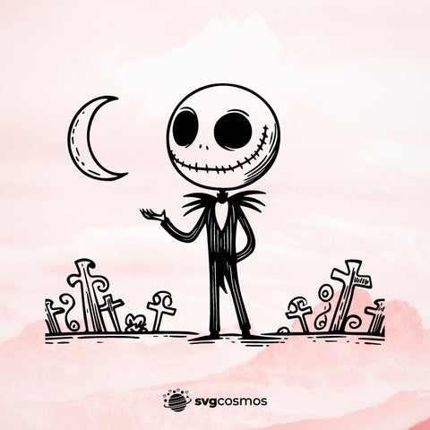 Jack Skellington SVG, Jack Skellington PNG, Jack Skellington clipart, Jack Skellington silhouette, Jack Skellington vector, Jack Skellington cricut, Jack Skellington cut file, jack and sally svg, jack svg - svgcosmos