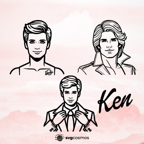 Ken SVG, Ken PNG, Ken clipart, Ken silhouette, Ken vector, Ken cricut, Ken cut file, free barbie svg, barbie svg, barbie ken svg - svgcosmos