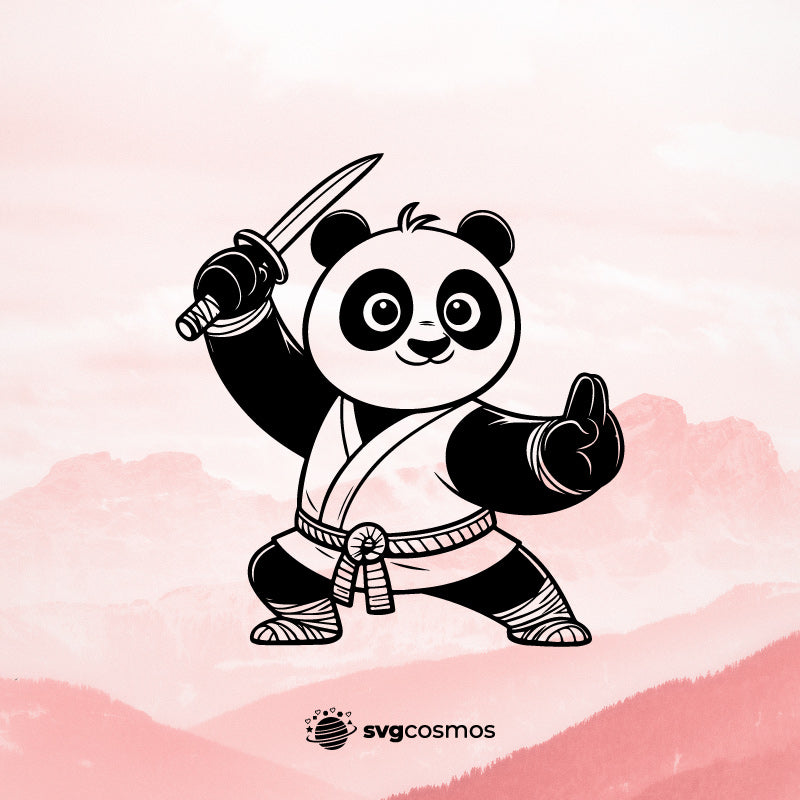 Kung Fu Panda SVG, Kung Fu Panda PNG, Kung Fu Panda clipart, Kung Fu Panda silhouette, Kung Fu Panda vector, Kung Fu Panda cricut, Kung Fu Panda cut file - svgcosmos