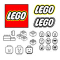 LEGO SVG, LEGO PNG, LEGO clipart, LEGO Logo, LEGO logo vector, LEGO cricut, Lego Brick Icons, lego head svg, LEGO logo cut file - svgcosmos