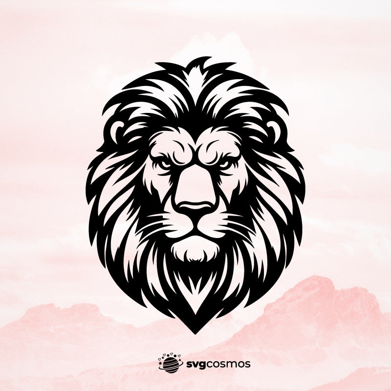 Lion SVG, Lion logo SVG, Lion PNG, Lion clipart, Lion silhouette, Lion vector, Lion cricut, Lion cut file, Lion png, cute Lion svg, Lion svg- svgcosmos