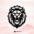 Lion SVG, Lion logo SVG, Lion PNG, Lion clipart, Lion silhouette, Lion vector, Lion cricut, Lion cut file, Lion png, cute Lion svg, Lion svg- svgcosmos