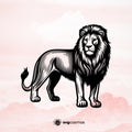 Lion SVG, Lion logo SVG, Lion PNG, Lion clipart, Lion silhouette, Lion vector, Lion cricut, Lion cut file, Lion png, cute Lion svg, Lion svg- svgcosmos