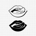 Lips svg, tongue svg, Lips png, Lips cricut, tongue png, Lips shirt, Lips clipart, Lips vector, tongue cricut, mouth svg files for cricut, Lips cut file, eps, dxf, png, Instant Download - svgcosmos