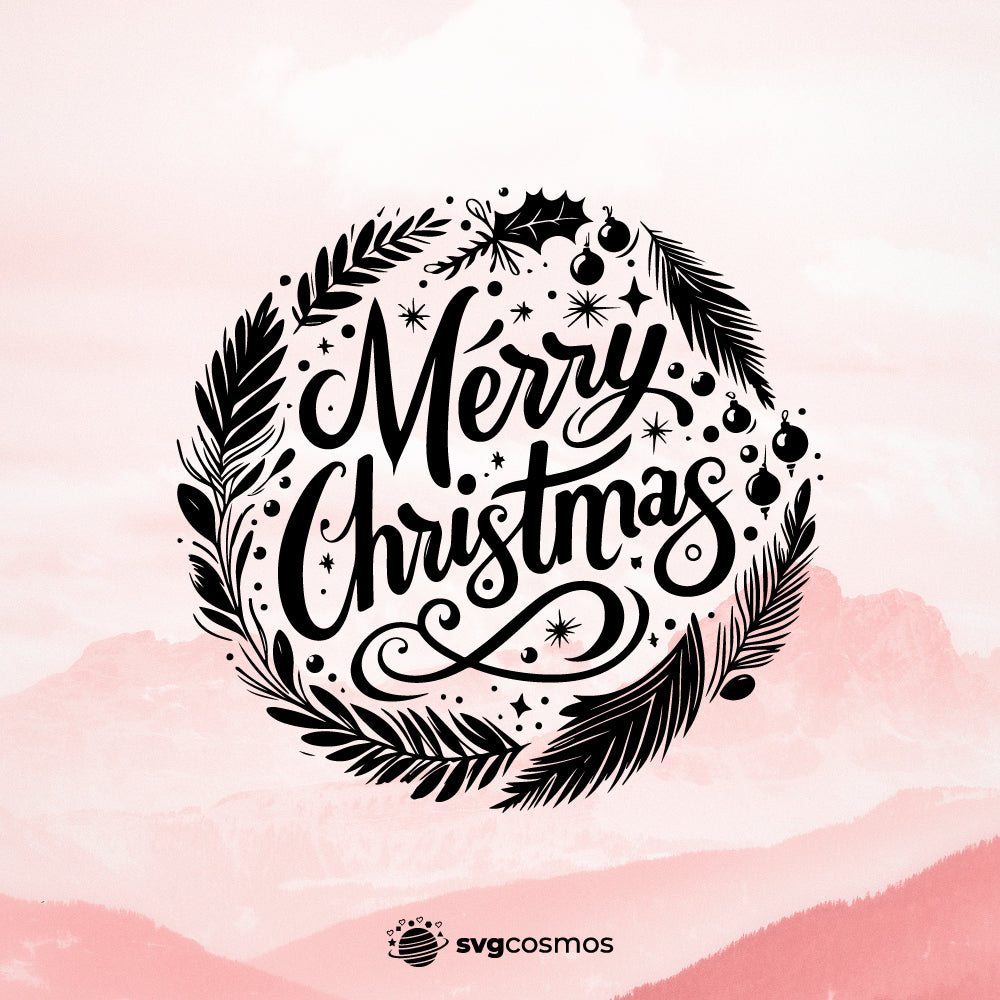 Merry Christmas svg, Merry Christmas png, Merry Christmas clipart, Merry Christmas cut file, eps, dxf, Instant Download - svgcosmos