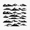 Mountain svg, Mountain png, Mountain silhouette, Mountain clipart, Mountain vector, Mountain cricut, Mountain svg files for cricut, Mountain cut file, Mountain bundle svg, snowy Mountain svg - svgcosmos