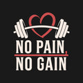 No pain no gain svg,, fitness motivation svg, gym wall decor, fitness wall art, motivational design, gym quote svg, fitness svg cut files, digital download - svgcosmos