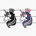 Patriotic Unicorn Svg, Red White Blue Unicorn Svg, American Flag Svg, Independence Day Svg, USA Unicorn svg, Americorn PNG, American Unicorn Design, 4th of July Shirt, Patriotic Unicorn Png - svgcosmos