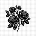 Rose SVG, Rose PNG, Rose clipart, single rose svg, Simple Rose SVG , Rose  vector, Rose cricut, Rose logo cut file, flower svg - svgcosmos