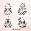 Santa claus SVG, Santa claus PNG, Santa claus clipart, Santa claus silhouette, Santa claus vector, Santa claus cricut, Santa claus cut file, santa head svg, santa face svg, christmas svg, santa claus png, christmas png - svgcosmos