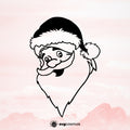 Santa claus SVG, Santa claus PNG, Santa claus clipart, Santa claus silhouette, Santa claus vector, Santa claus cricut, Santa claus cut file, santa head svg, santa face svg, christmas svg, santa claus png, christmas png - svgcosmos