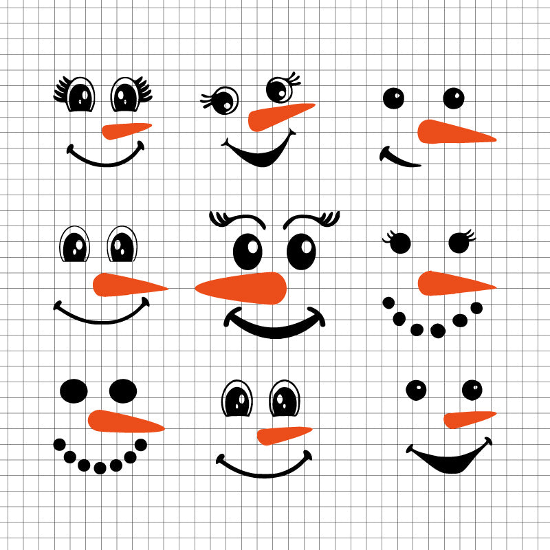 Snowman Face Bundle vector svg cricut – svgcosmos snowman-face-bundle-vector-svg-cricut-svgcosmos