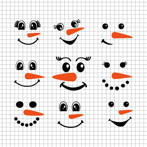 Snowman face SVG, Snowman face PNG, Snowman face clipart, Snowman face silhouette, Snowman face vector, Snowman face cricut, Snowman face cut file, Snowman facepng- svgcosmos