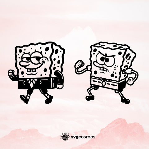 Sponge Bob SVG, Sponge Bob PNG, Sponge Bob clipart, Sponge Bob silhouette, Sponge Bob vector, Sponge Bob cricut, Sponge Bob cut file, Sponge Bob png, cute Sponge Bob svg, Sponge Bob svg- svgcosmos