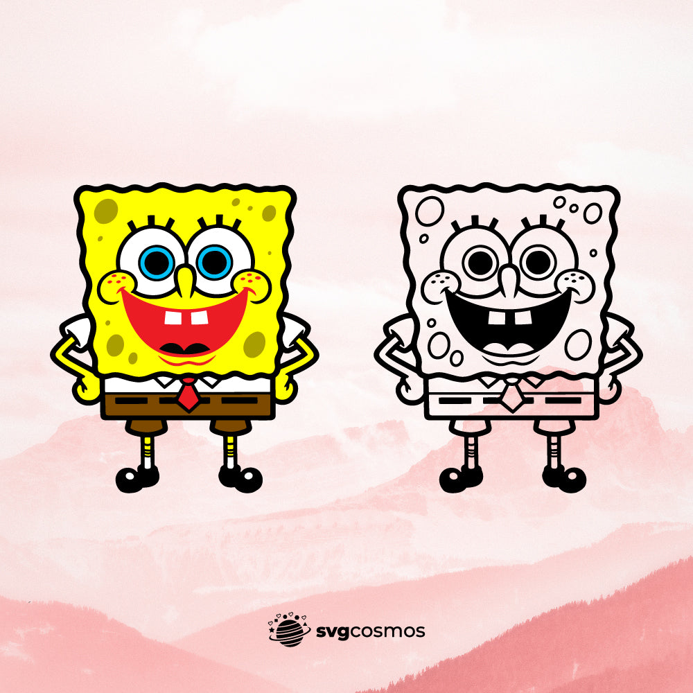 SpongeBob SVG, SpongeBob PNG, SpongeBob clipart, SpongeBob silhouette, SpongeBob vector, SpongeBob cricut, SpongeBob cut file, SpongeBob png, cute SpongeBob svg, Sponge Bob svg- svgcosmos