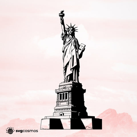 Statue of Liberty SVG, Statue of Liberty PNG, Statue of Liberty clipart, Statue of Liberty silhouette, Statue of Liberty vector, Statue of Liberty cricut, Statue of Liberty cut file, lady liberity svg, lady liberty png - svgcosmos