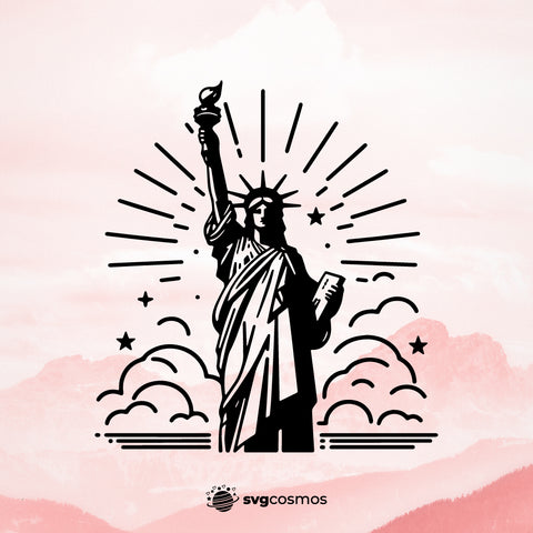 Statue of Liberty SVG, Statue of Liberty PNG, Statue of Liberty clipart, Statue of Liberty silhouette, Statue of Liberty vector, Statue of Liberty cricut, Statue of Liberty cut file, lady liberity svg, lady liberty png - svgcosmos