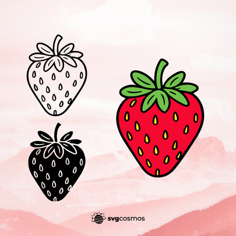 Strawberry svg, Strawberry png, Strawberry silhouette, Strawberry clipart, Strawberry vector, Strawberry cricut, Strawberry svg files for cricut, Strawberry cut file, Fruit svg, Strawberry Outline Svg - svgcosmos