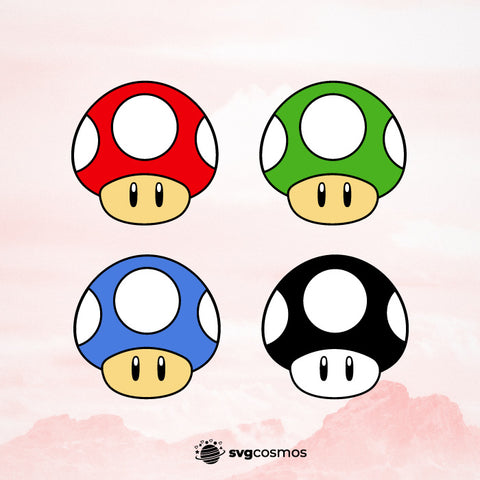 Super Mario Mushroom, Super Mario Mushroom svg, Super Mario Mushroom cricut, Super Mario Mushroom png, Super Mario Mushroom vector - svgcosmos
