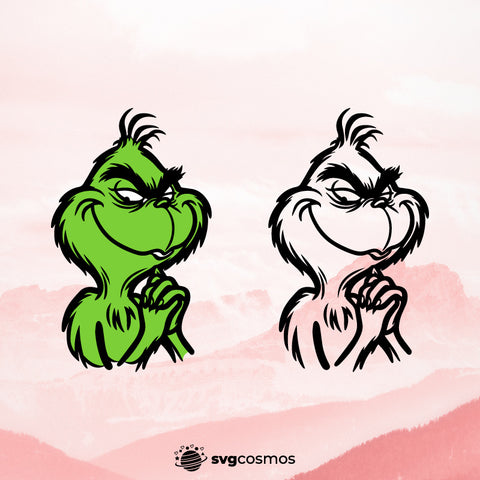 The Grinch SVG, The Grinch PNG, The Grinch clipart, The Grinch silhouette, The Grinch vector, The Grinch cricut, The Grinch cut file, The Grinch png, cute The Grinch svg, Grinch svg- svgcosmos