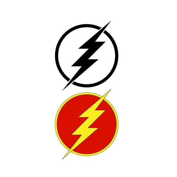 Thunder flash symbol logo Royalty Free Vector Image